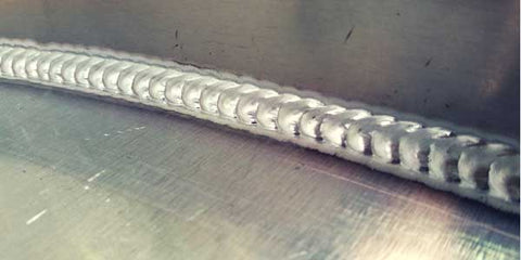 aluminium pulsed weld 