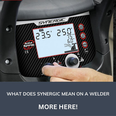 What does synergic mean on a welder?