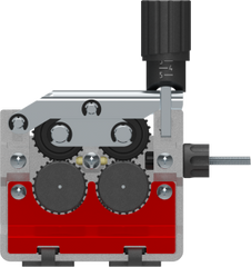 Mig welding four roll wire feeder