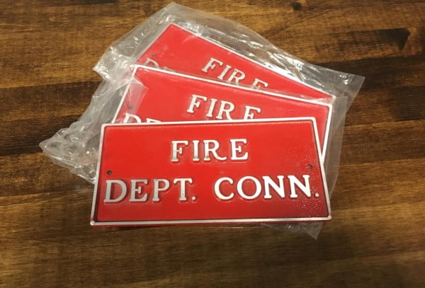 fire department connection sign