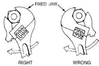 how to use a crescent wrench