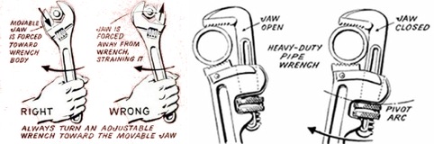 how to use a wrench properly