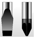 slot screwdriver head vs a phillips head