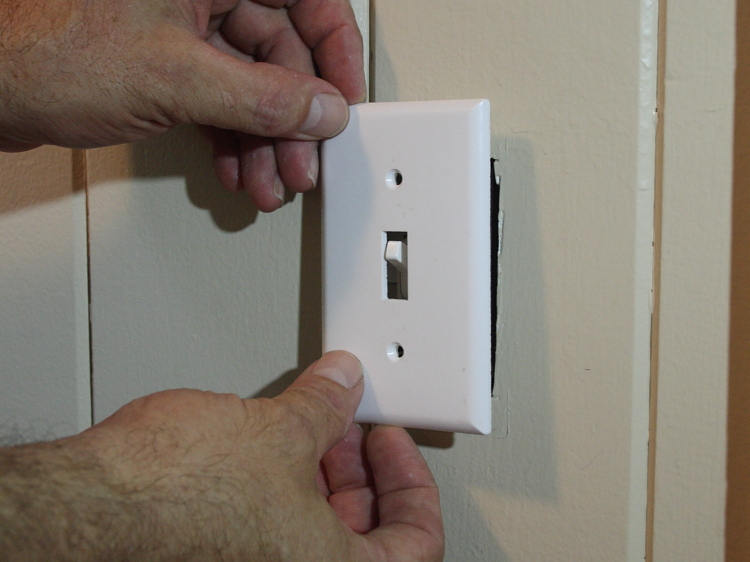 How to seal outlets and switchplates