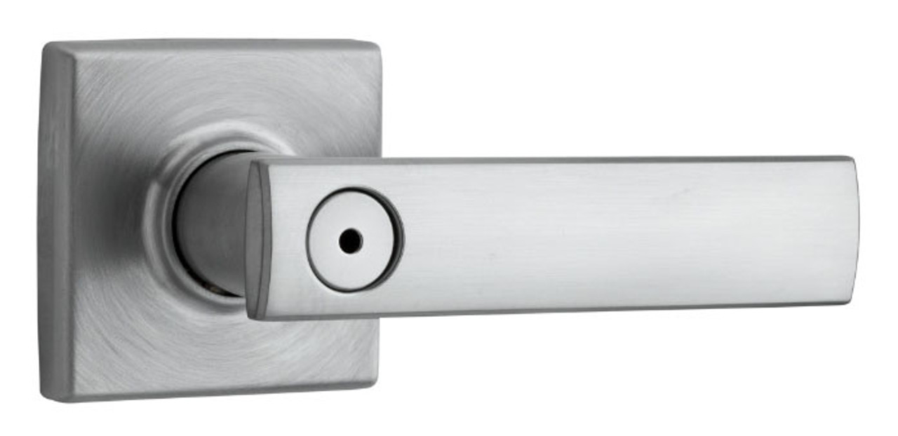 Kwikset Vedani Passage Lever Privacy Satin Chrome