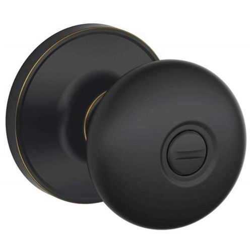 Schlage Stratus Privacy Knob Aged Bronze