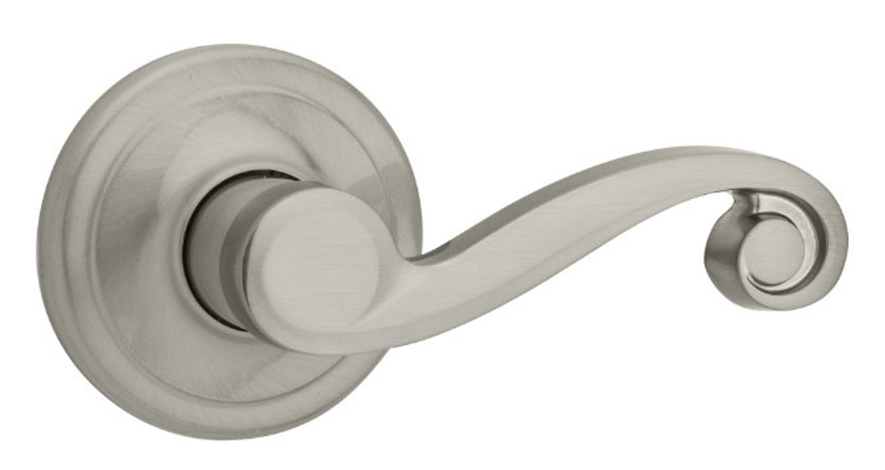 Kwikset Lido Lever Satin Nickel