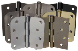 set of door hinges